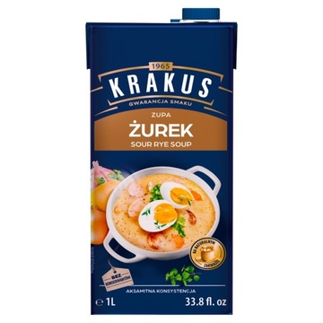 Żurek Krakus zupa w kartonie 1l