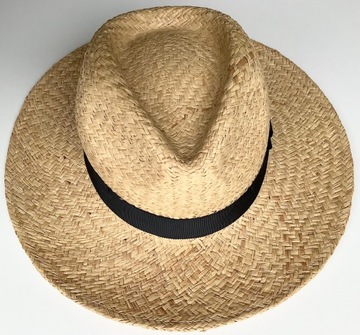 Polo Ralph Lauren kapelusz fedora hat S/M słomkowy