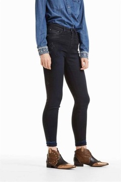 DESIGUAL DENIM YASMINE jeansy woskowane r24 PH37 6