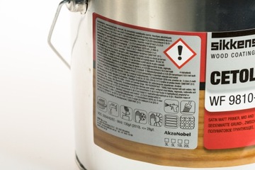 SIKKENS CETOL WF 9810-46-25 (WF 761) 3л ЛАК ДЛЯ ДЕРЕВА 73 ЦВЕТА