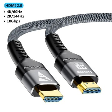 8K HDMI 2.1 kabel Ultra High Speed 8K 60Hz 4K 120Hz 48Gbps kompatybilny z