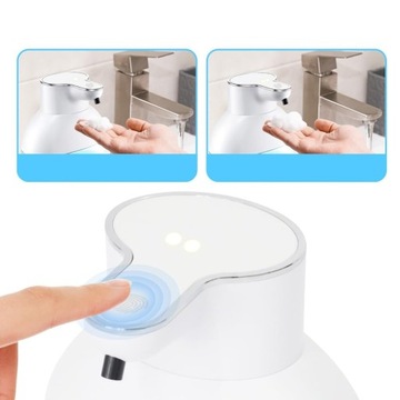 Бесконтактный автоматический настенный дозатор мыла, 400 мл, с сенсором