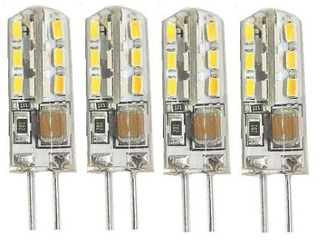 ŻARÓWKA LED G4 3W 230V silikon 24led