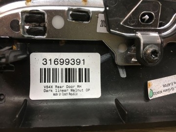 VOLVO S90 V90 ДЕКОР НАКЛАДКА НА ДВЕРЬ ПРАВАЯ ПРАВАЯ 31699391