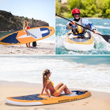 WOWSPEED SURFBOARD ДОСКА ДЛЯ ПЛАВАНИЯ 320 СМ 9 в 1