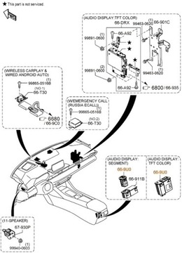 MAZDA ANDROID AUTO CARPLAY MZD CONNECT SET ОРИГИНАЛ