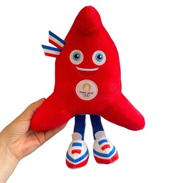 MASKOTKA Z IGRZYSK OLIMPIJSKICH W PARYŻU 2024 - 35CM, tkanina, CE, 12 m