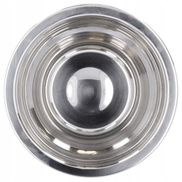 МЕТАЛЛИЧЕСКАЯ кухонная чаша из нержавеющей стали для приготовления тортов и салатов.