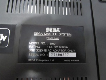 Konsola sega master system Power Base 3010