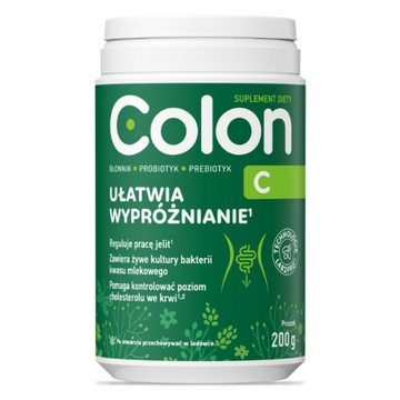 COLON C 100g Błonnik w proszku UŁATWIA WYPRÓŻNIANIE probiotyk ZDROWE JELITA