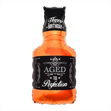 BALON FOLIOWY WHISKY HAPPY BIRTHDAY NA URODZINY
