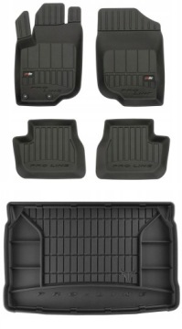 Set 3D gumové rohože Peugeot 207 Hb 2006-2012