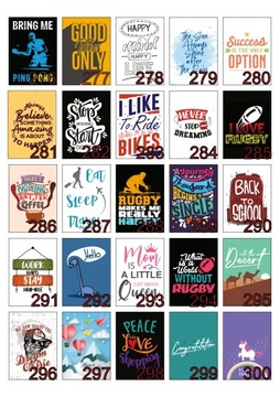 Мотивационные Плакаты, 4 шт. - 300 размеров. А4 + рамки