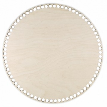 OKRĄGŁE DNO BAZA DO KOSZYKA ZE SKLEJKI SPÓD 30 CM