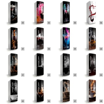 Магнитный коврик для холодильника Кофейные зерна на деревянном фоне 3D Сделано по мерке