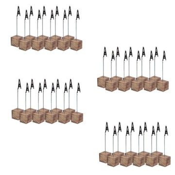 40 шт., зажим для фото в форме аллигатора, держатель для стола, подставка для офисного декора