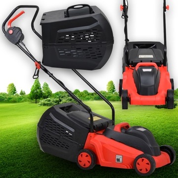 KOSIARKA ELEKTRYCZNA 1000W 32CM 35L 400M2 HECHT