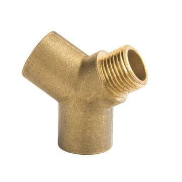 ТРОЙНИК Y-ТИПА GW GW GZ 1/2 DN15 АЛМАЗНЫЙ ЛАТУННЫЙ ТРОЙНИК