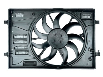VENTILÁTOR CHLADIČŮ SKODA RAPID 2017- 2Q0121207J ORIGINÁLNÍ