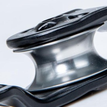 Альпинистский блок 30KN, Фиксированный одинарный блок для скалолазания, Черный