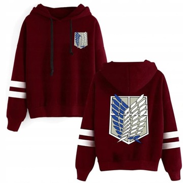 BLUZA KAPTUR SHINGEKI ATAK TYTANÓW ANIME LEVI