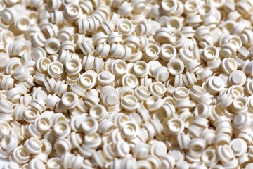 LEGO płytka plate 1x1 biały 4073 50szt