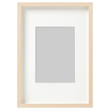 RAMKA NA ZDJĘCIA HOVSTA GRUBA 21X30CM PASSE PARTOUT MASYWNA RAMKA A4 BRZOZA