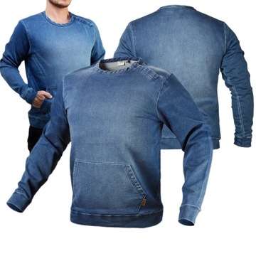 NEO BLUZA kurtka ROBOCZA DENIM JEANS 81-512 r. S