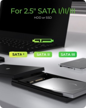 ICYBOX SSD HDD 2.5 SATA USB-C 3.2 корпус
