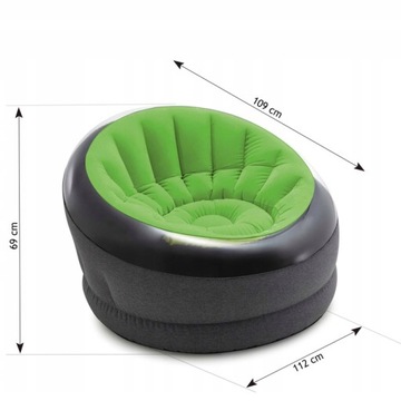 Надувной стул + подставка для ног 130 x 99 x 76 см INTEX 68564