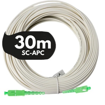 ВОЛОКОННО-ОПТИЧЕСКИЙ КАБЕЛЬ ВОЛОКОННО-ОПТИЧЕСКИЙ ПАТЧКОРД SC/APC-SC/APC SIMPLEX 30M