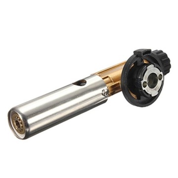 Газовая горелка под патрон. Газовая горелка для пайки плавка, золото + 4 газа.