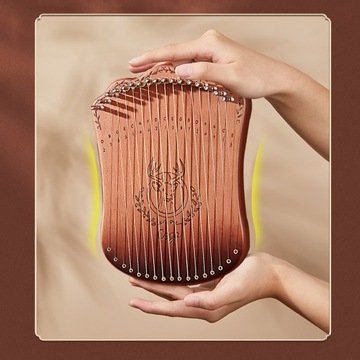 17-струнная арфа-лира портативная из массива бука