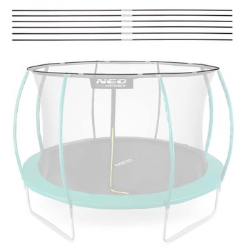 PIERŚCIEŃ SIATKI DO TRAMPOLINY TYP C 435CM 14FT WYTRZYMAŁY I BEZPIECZNY