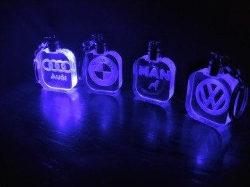 гравировка светодиодный брелок audi vw bmw мужская подарочная коробка