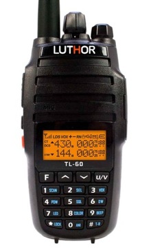 LUTHOR TL60 Export radiotelefon 10W VHF/UHF skaner