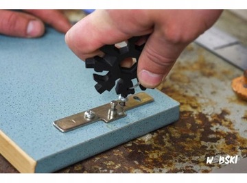 Multitool 18 w 1 płatek śniegu wielofunkcyjny