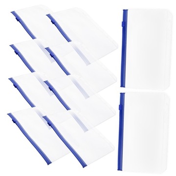 Kolorowe teczki Plastikowe woreczki zapinane na zamek