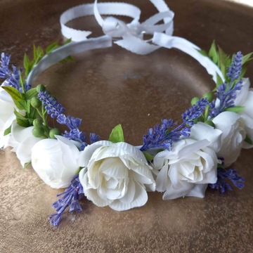 ВЕНОК ДЛЯ ПРИЧАСТИЯ ИСКУССТВЕННЫЕ ЦВЕТЫ