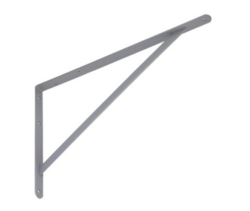 WSPORNIK PÓŁKI STALOWY WZMOCNIONY SZARY 500x330
