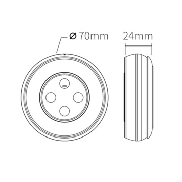 RGB+CCT MILIGHT S2 LED ПУЛЬТ ДИСТАНЦИОННОГО УПРАВЛЕНИЯ — ЧЕРНАЯ НАСТЕННАЯ ПАНЕЛЬ