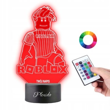 Lampka na biurko Roblox Gra 16 Kolorów LED PLEXIDO
