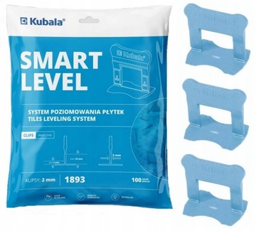 KUBALA SMART LEVEL-KLIPSY 2.0mm (op=100szt)