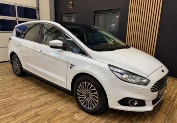 Ford S-Max II Van 2.0 EcoBlue 150KM 2019 Ford S-Max II 2.0 TDCI 150KM navi GWARANCJA bezwypadkowy NOWA SKRZYNIA, zdjęcie 4