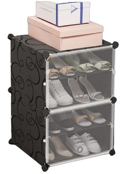MODUŁOWA Półka na Buty Organizer Regał Szafka 4 półki