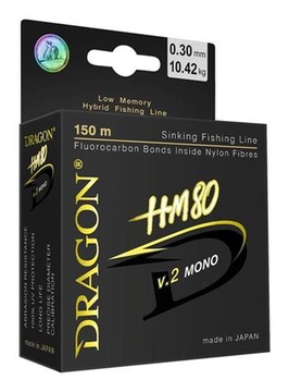 Żyłka HM80 v.2 MONO 0.201mm 5.24kg 150m DRAGON