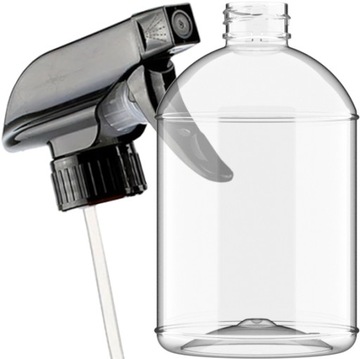 10 x ODPORNA BUTELKA PET Z ATOMIZEREM 500 ml