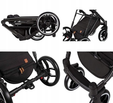 Коляска ATTESO 3в1 Milu Kids AKSAMIT, синяя