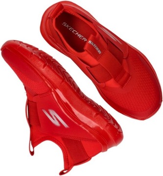 Skechers Skech Fast Ice, trampki, syntetyczna powłoka tekstylna czerwony, 2