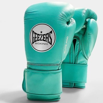 Rękawice bokserskie GEEZERS Elite Pro 2.0 (mint green) [Waga 16 oz]